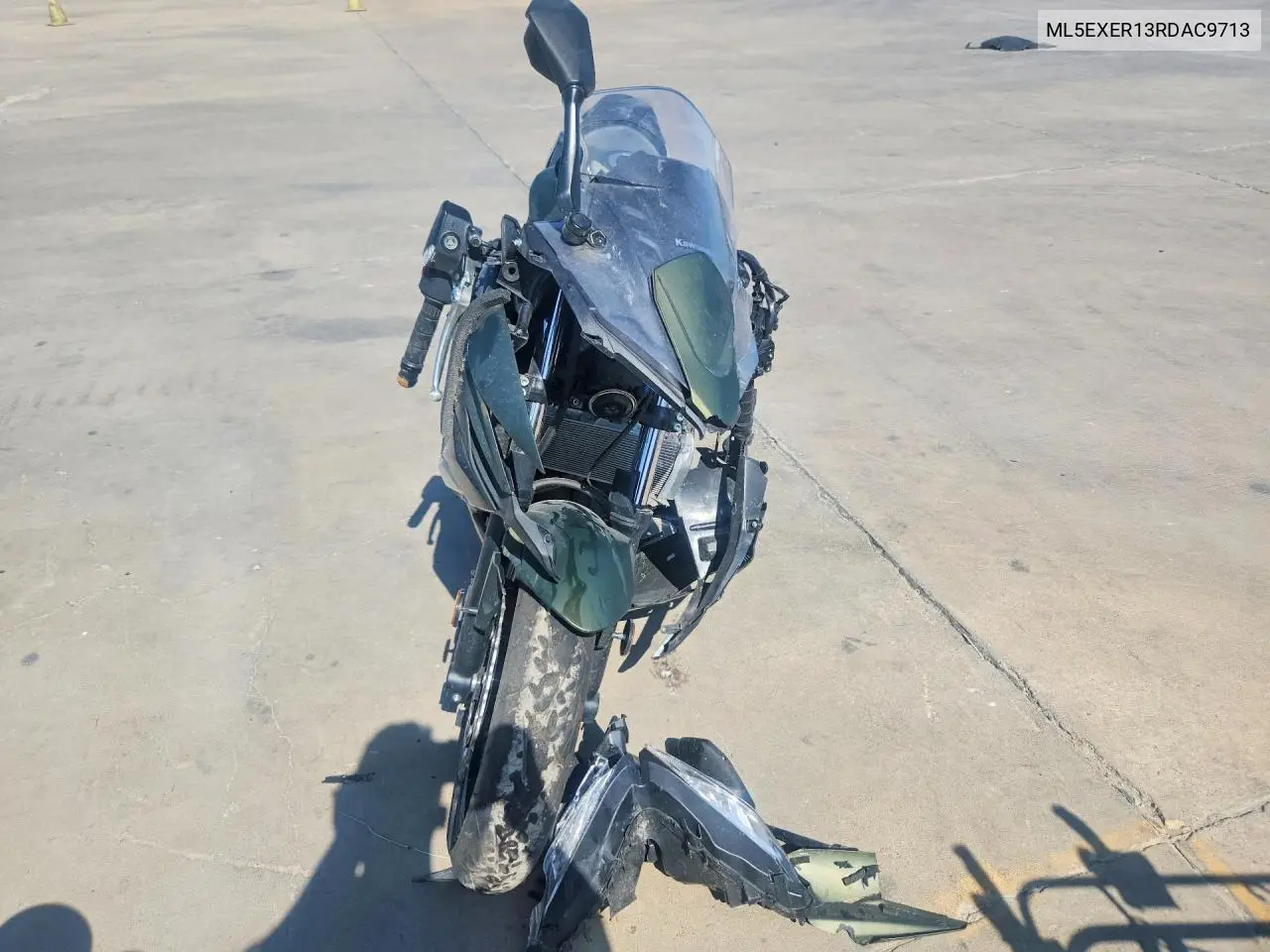 2024 Kawasaki Ex650 R VIN: ML5EXER13RDAC9713 Lot: 59731176