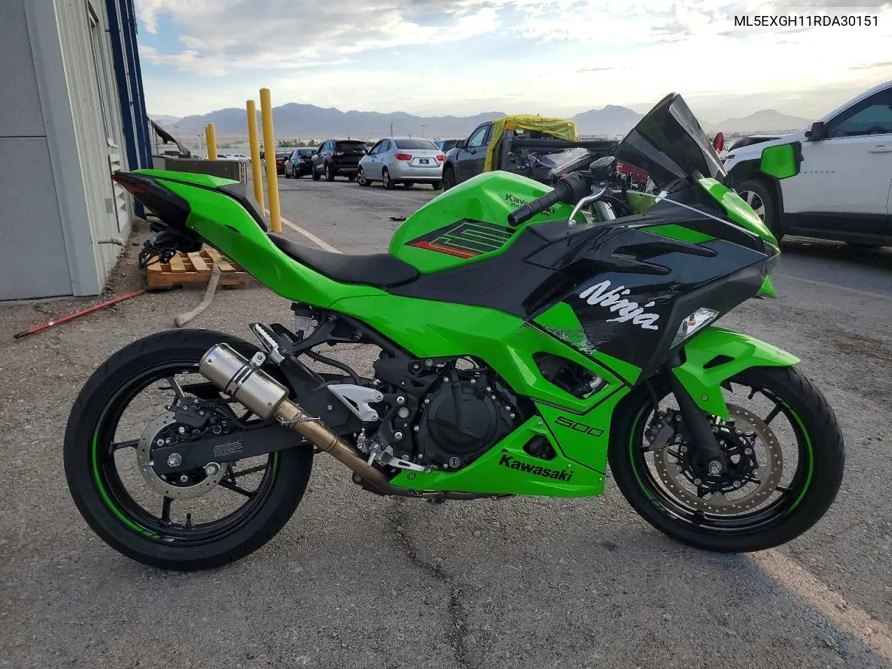 2024 Kawasaki Ex500 H VIN: ML5EXGH11RDA30151 Lot: 60841516