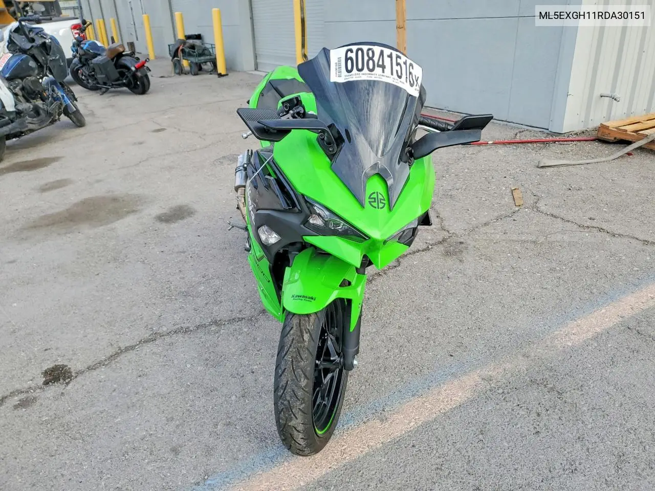2024 Kawasaki Ex500 H VIN: ML5EXGH11RDA30151 Lot: 60841516