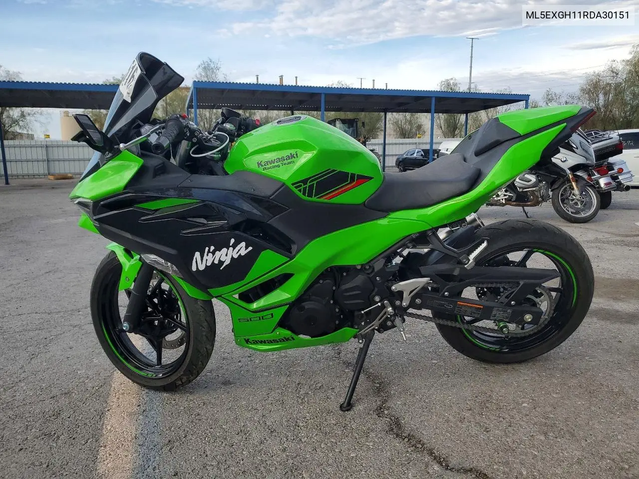 2024 Kawasaki Ex500 H VIN: ML5EXGH11RDA30151 Lot: 60841516