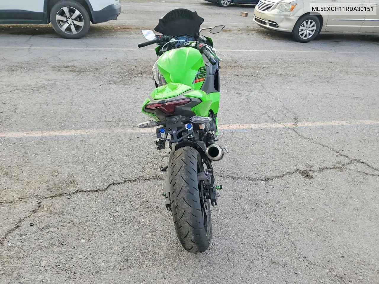 2024 Kawasaki Ex500 H VIN: ML5EXGH11RDA30151 Lot: 60841516