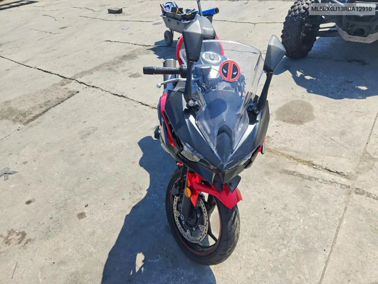 2024 Kawasaki Ex500 A VIN: ML5EXGJ13RDA12910 Lot: 61351146