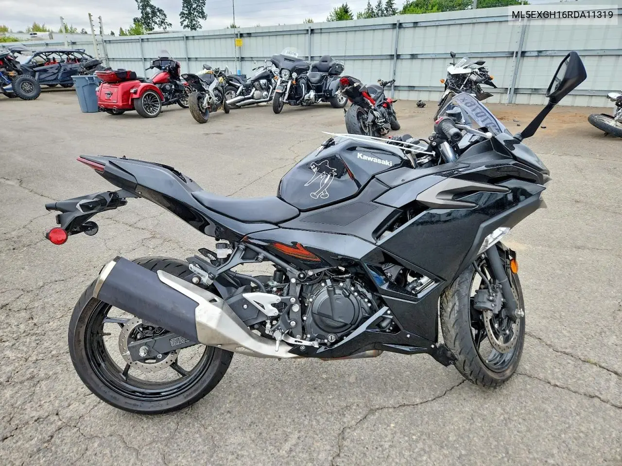 2024 Kawasaki Ex500 H VIN: ML5EXGH16RDA11319 Lot: 61407076
