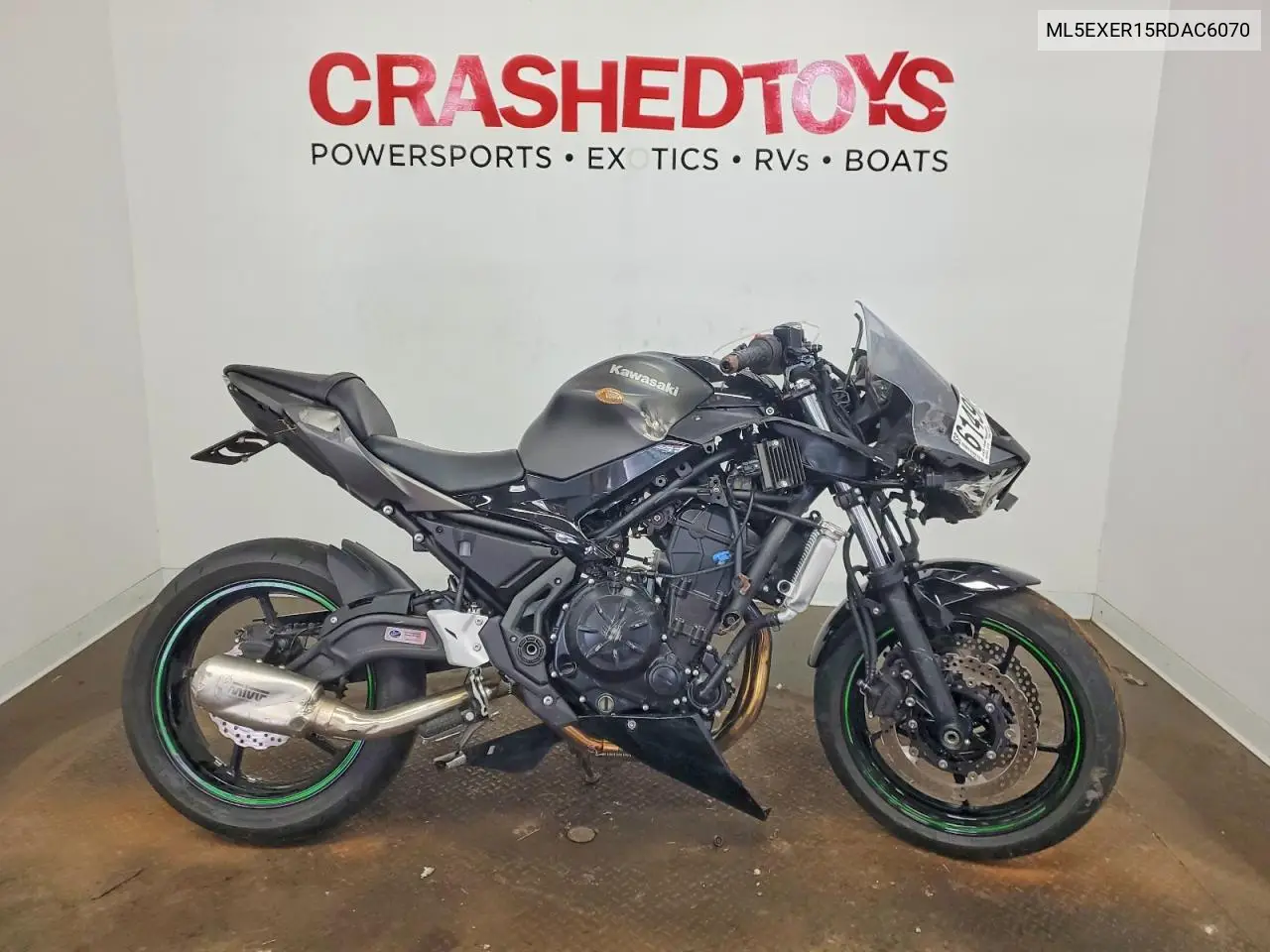 2024 Kawasaki Ex650 R VIN: ML5EXER15RDAC6070 Lot: 61490746