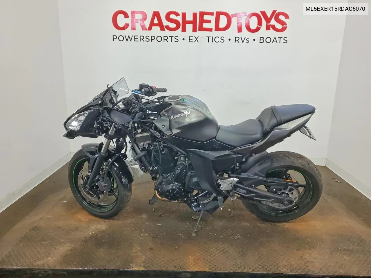 2024 Kawasaki Ex650 R VIN: ML5EXER15RDAC6070 Lot: 61490746