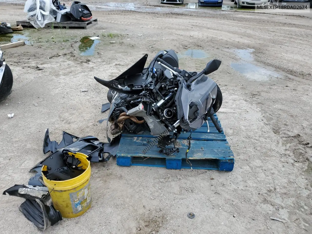 2024 Kawasaki Ex650 P VIN: ML5EXEP18RDAD2674 Lot: 75158135