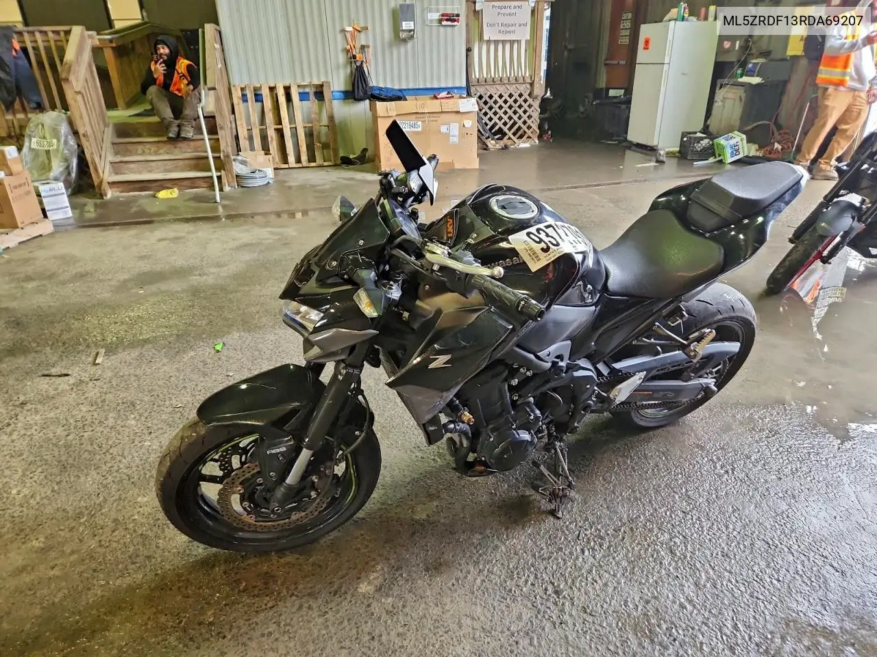2024 Kawasaki Zr900 F VIN: ML5ZRDF13RDA69207 Lot: 93727915