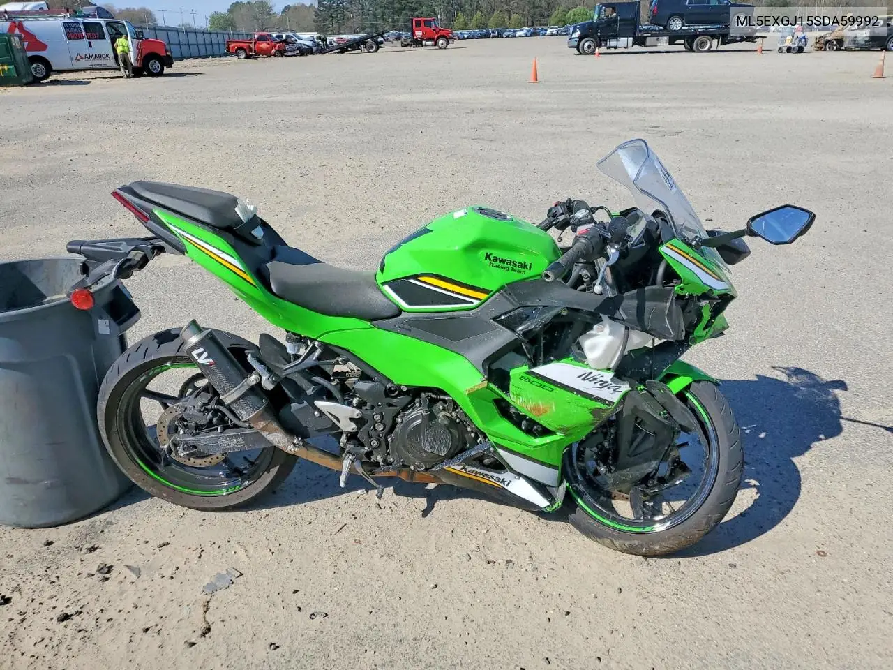 2025 Kawasaki Ex500 A VIN: ML5EXGJ15SDA59992 Lot: 47025456