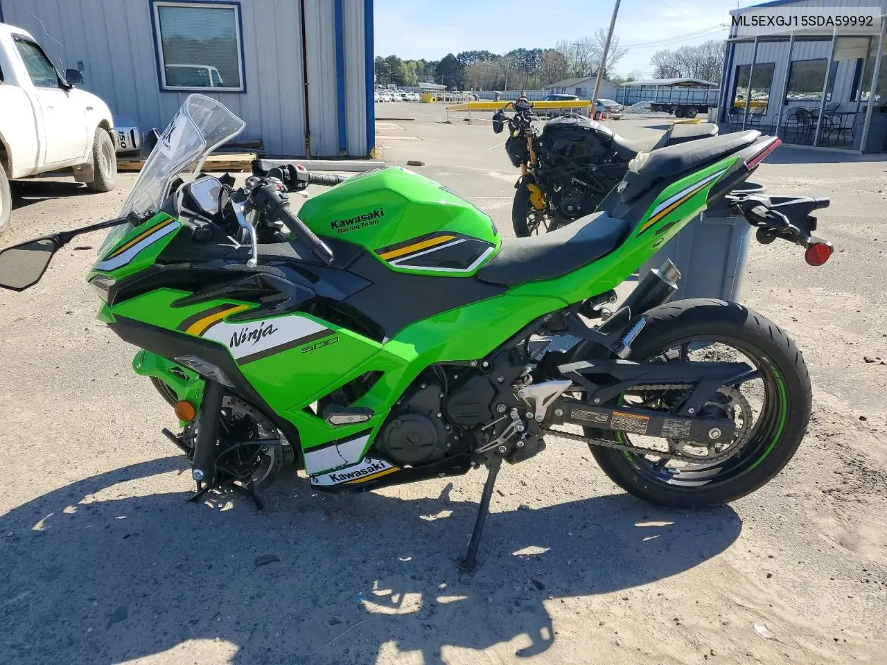 2025 Kawasaki Ex500 A VIN: ML5EXGJ15SDA59992 Lot: 47025456