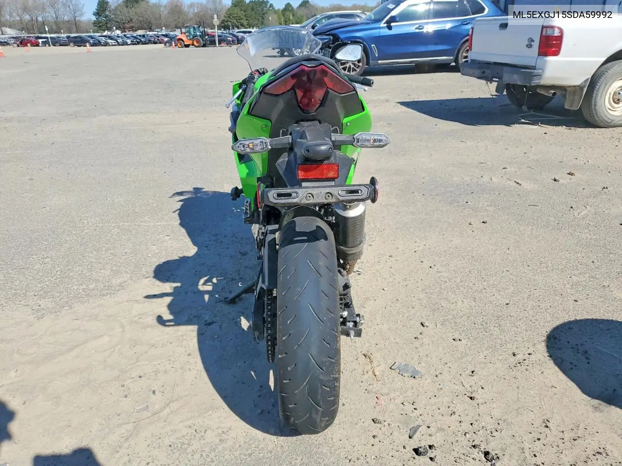 2025 Kawasaki Ex500 A VIN: ML5EXGJ15SDA59992 Lot: 47025456