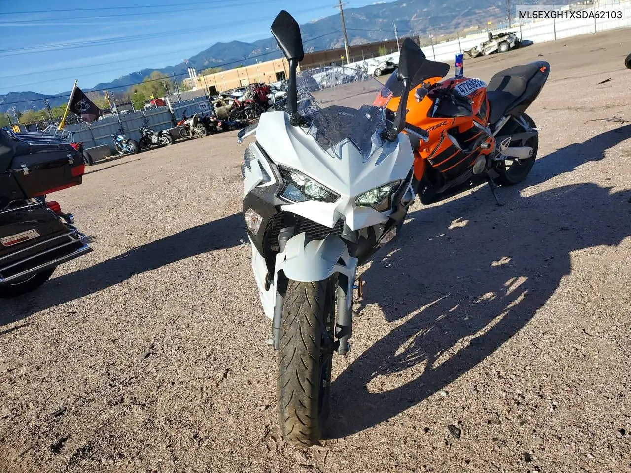 2025 Kawasaki Ex500 H VIN: ML5EXGH1XSDA62103 Lot: 49300146
