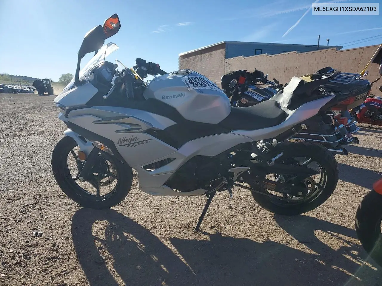 2025 Kawasaki Ex500 H VIN: ML5EXGH1XSDA62103 Lot: 49300146