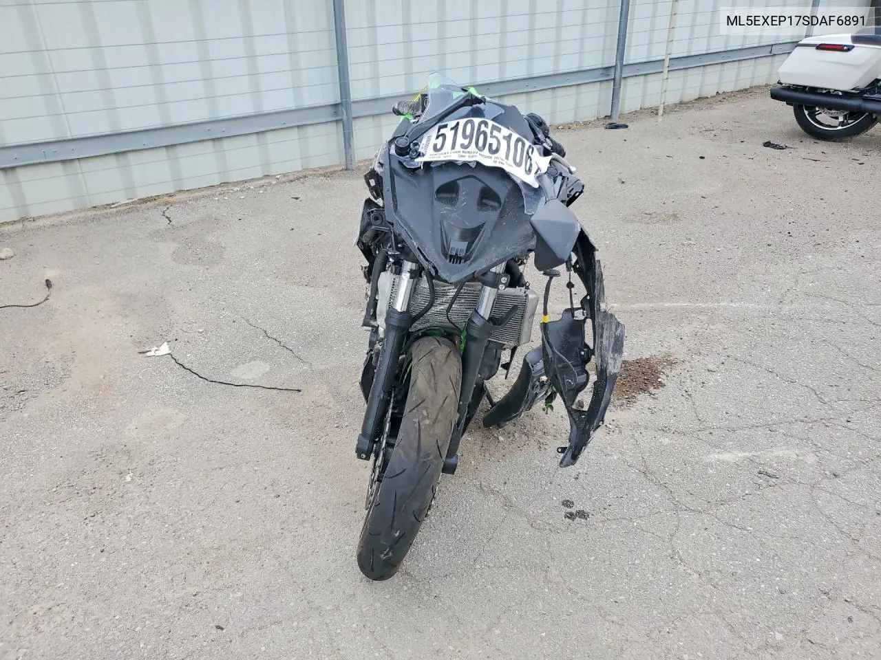 2025 Kawasaki Ex650 P VIN: ML5EXEP17SDAF6891 Lot: 51965106
