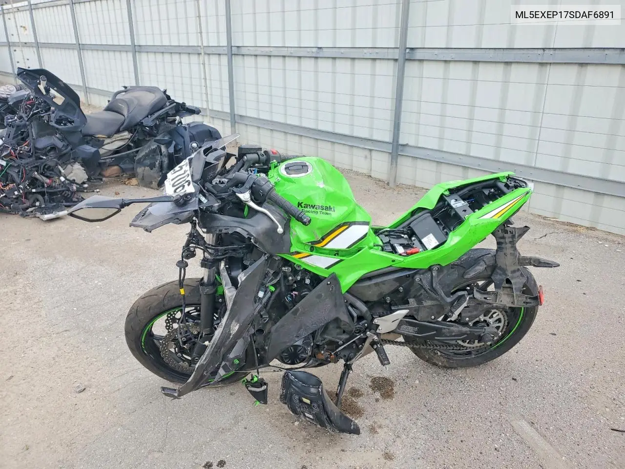 2025 Kawasaki Ex650 P VIN: ML5EXEP17SDAF6891 Lot: 51965106