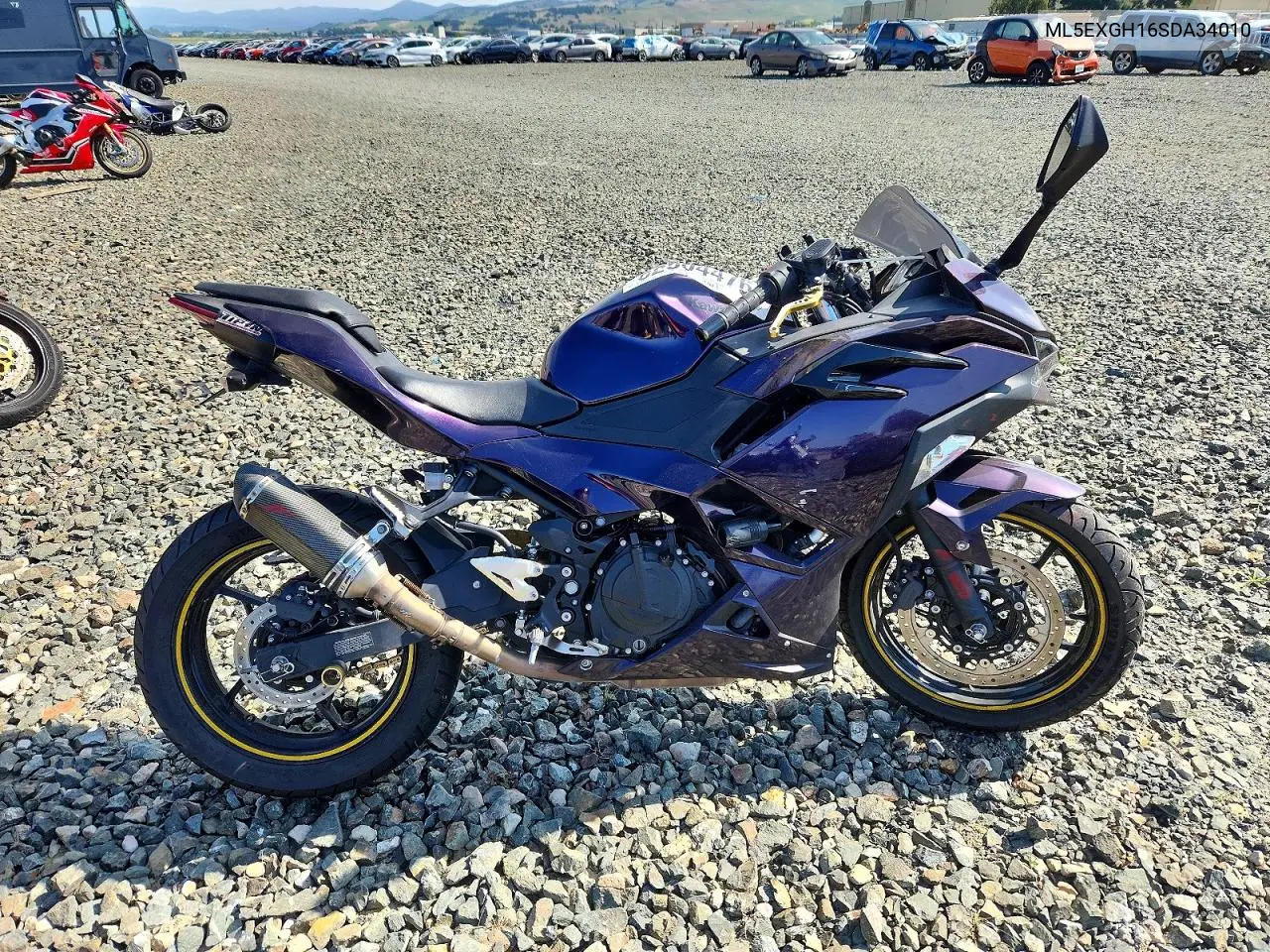 2025 Kawasaki Ex500 H VIN: ML5EXGH16SDA34010 Lot: 52504476