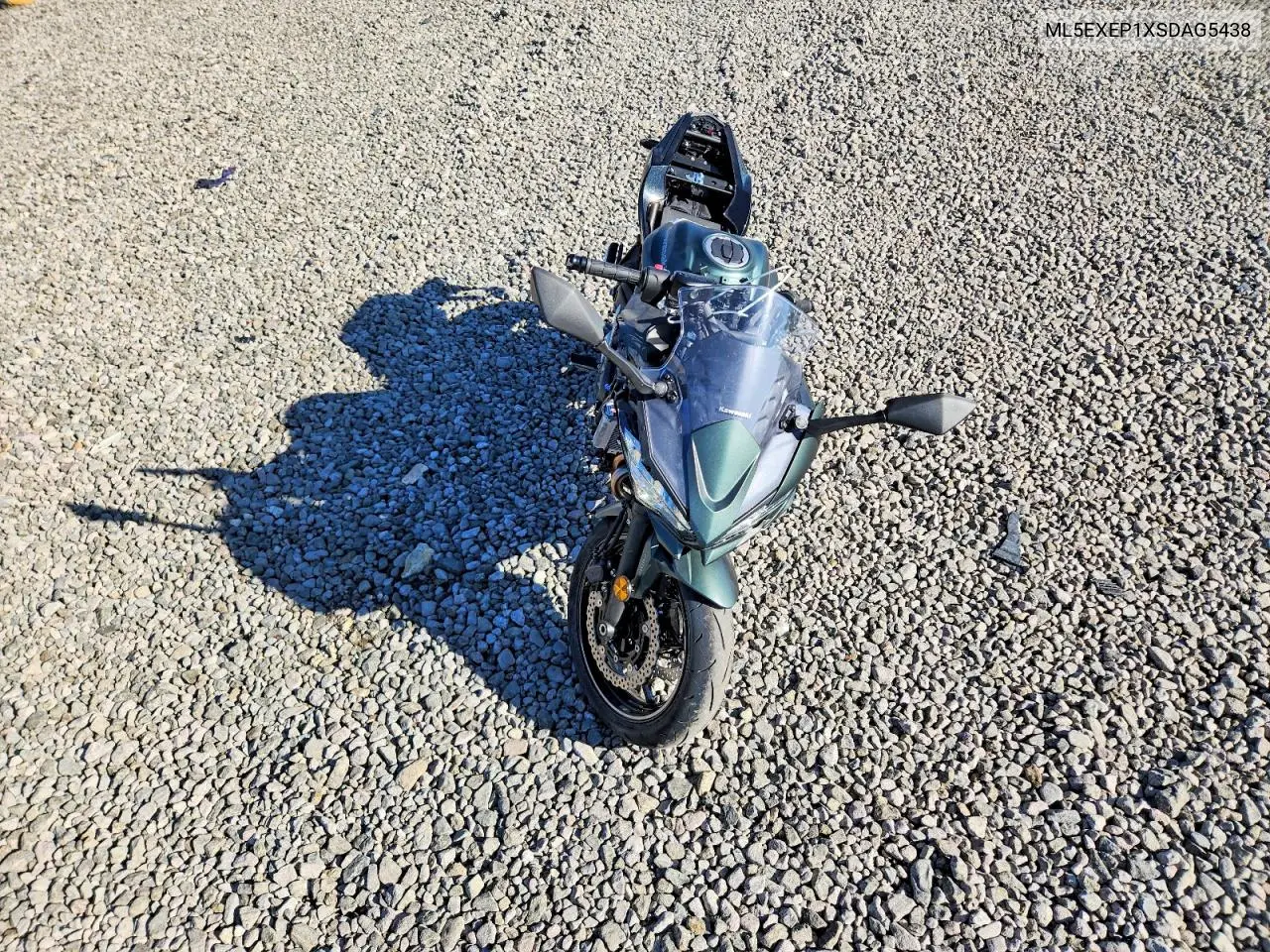 2025 Kawasaki Ex650 P VIN: ML5EXEP1XSDAG5438 Lot: 52735106