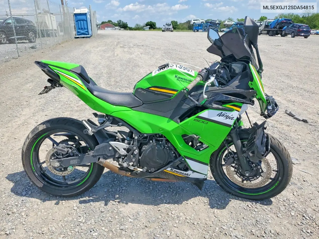 2025 Kawasaki Ex500 A VIN: ML5EXGJ12SDA54815 Lot: 53951396