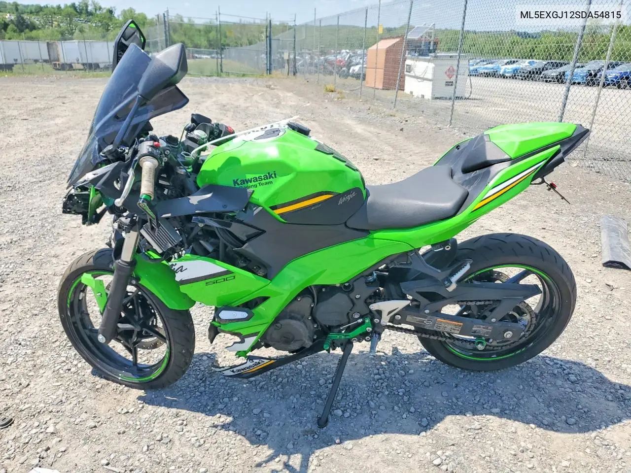 2025 Kawasaki Ex500 A VIN: ML5EXGJ12SDA54815 Lot: 53951396