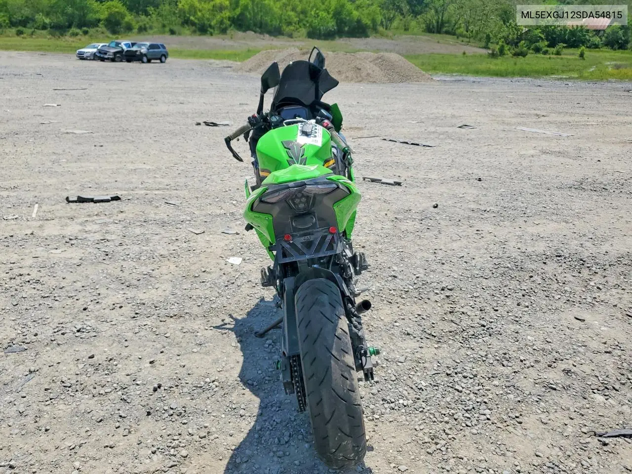 2025 Kawasaki Ex500 A VIN: ML5EXGJ12SDA54815 Lot: 53951396