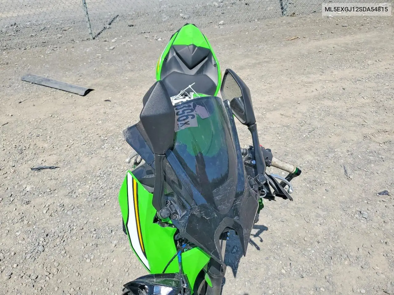 2025 Kawasaki Ex500 A VIN: ML5EXGJ12SDA54815 Lot: 53951396