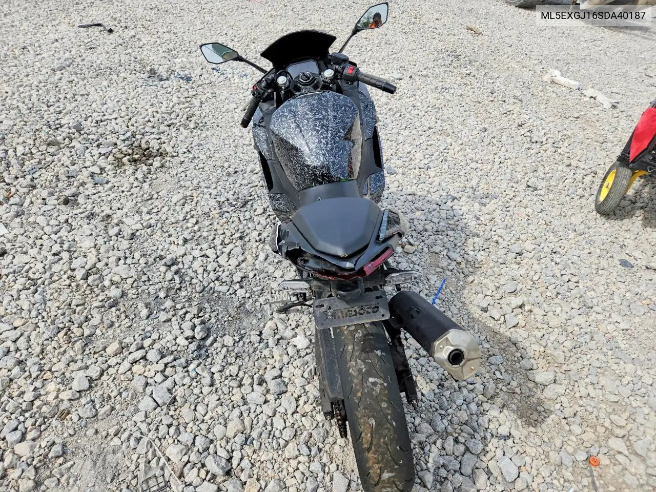 2025 Kawasaki Ex500 A VIN: ML5EXGJ16SDA40187 Lot: 54955996