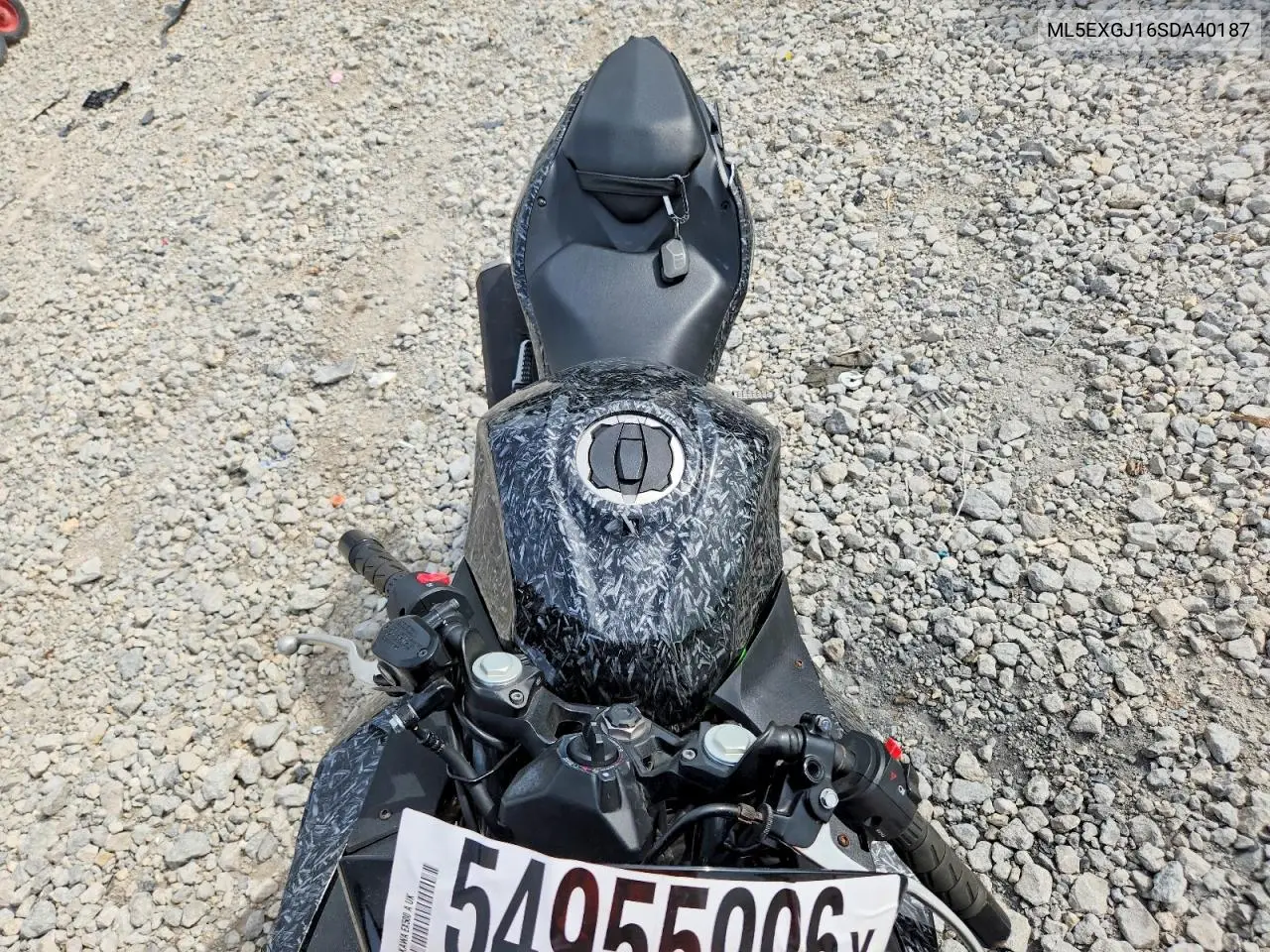 2025 Kawasaki Ex500 A VIN: ML5EXGJ16SDA40187 Lot: 54955996