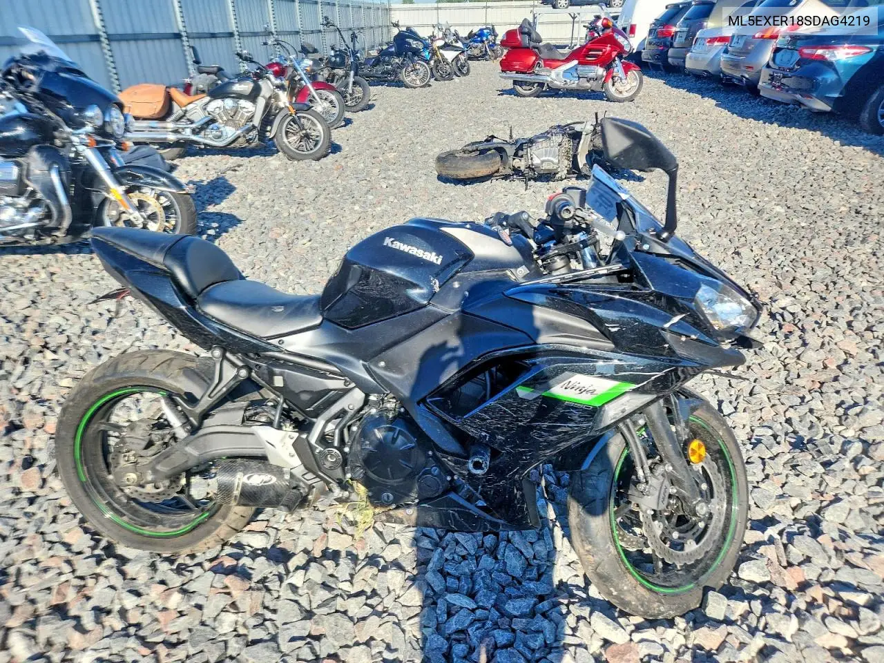2025 Kawasaki Ex650 R VIN: ML5EXER18SDAG4219 Lot: 55164476