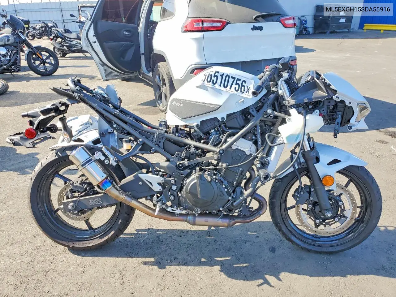 2025 Kawasaki Ex500 H VIN: ML5EXGH15SDA55916 Lot: 56510756