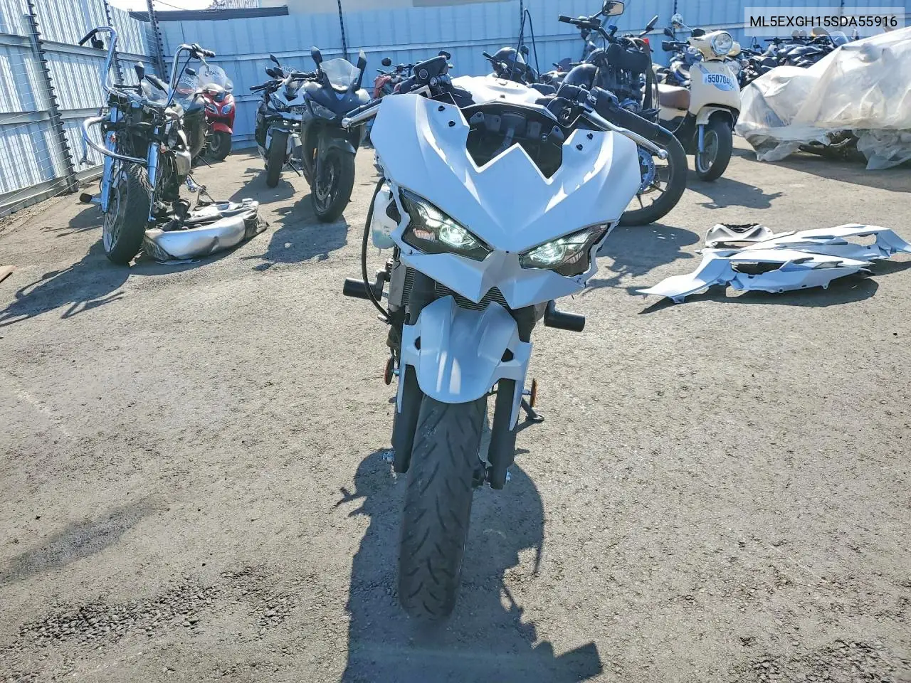 2025 Kawasaki Ex500 H VIN: ML5EXGH15SDA55916 Lot: 56510756