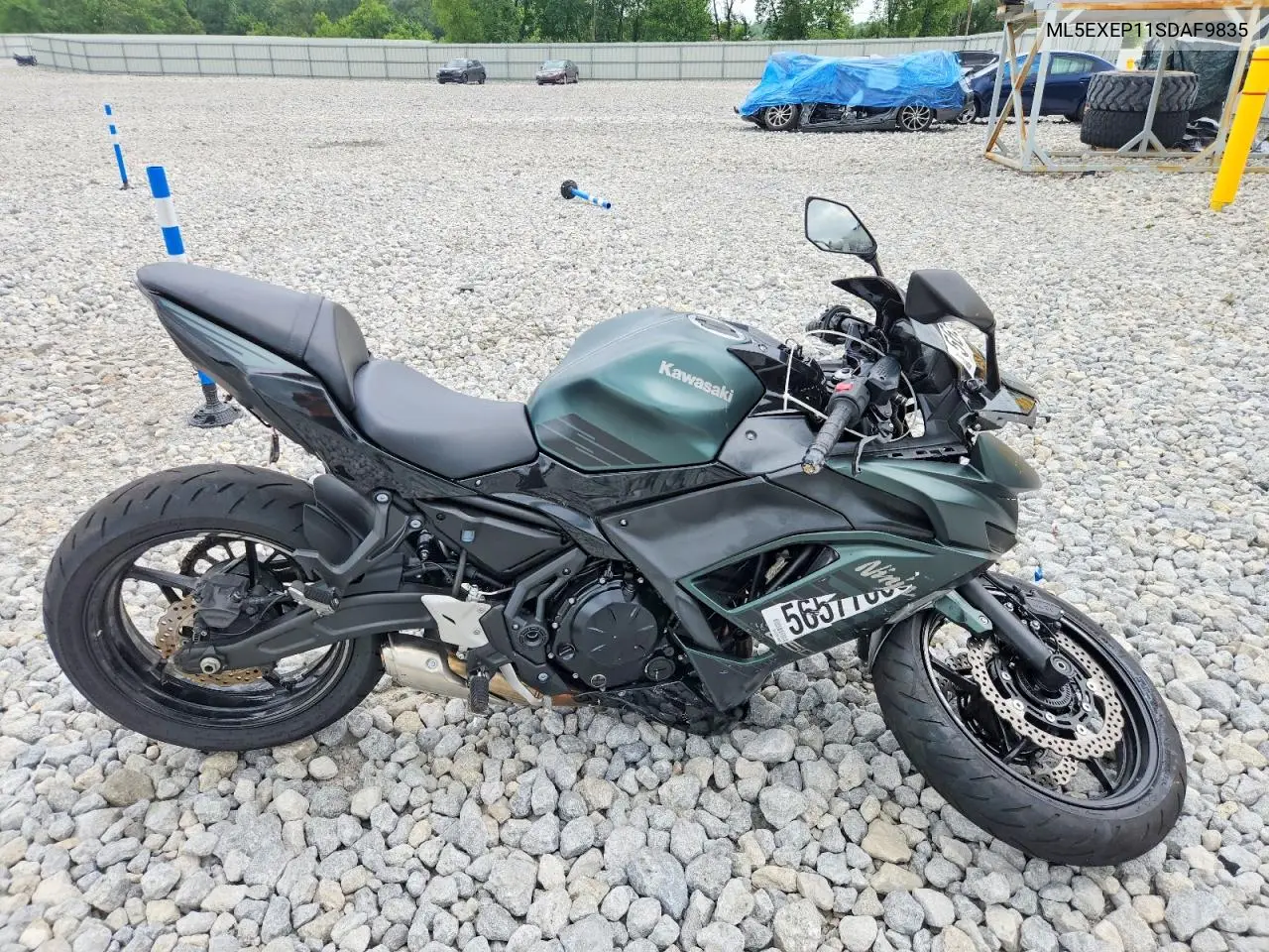 2025 Kawasaki Ex650 P VIN: ML5EXEP11SDAF9835 Lot: 56577866