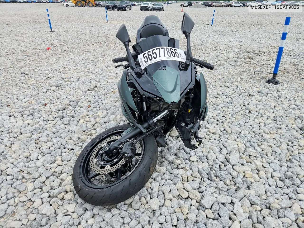 2025 Kawasaki Ex650 P VIN: ML5EXEP11SDAF9835 Lot: 56577866