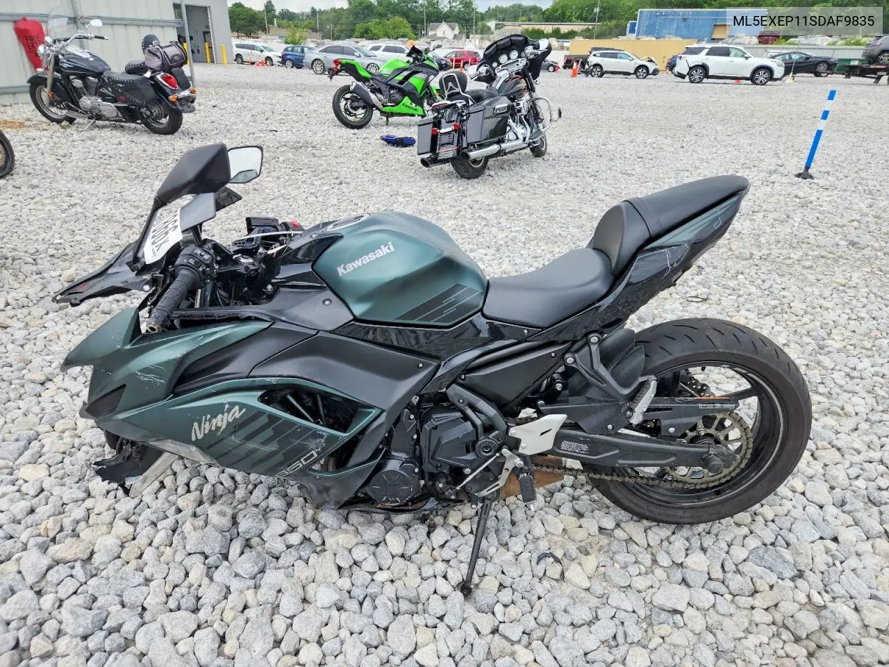 2025 Kawasaki Ex650 P VIN: ML5EXEP11SDAF9835 Lot: 56577866