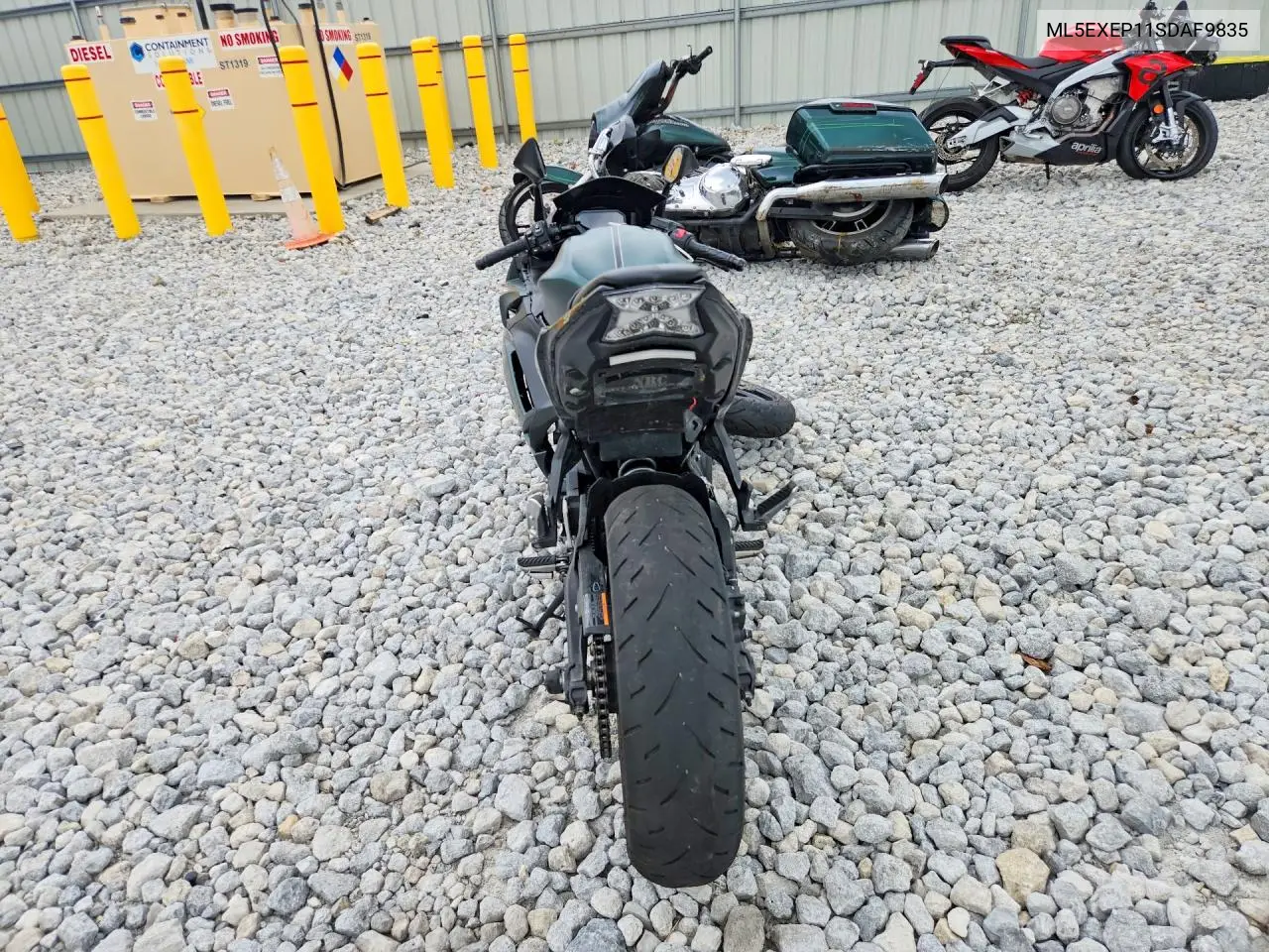 2025 Kawasaki Ex650 P VIN: ML5EXEP11SDAF9835 Lot: 56577866