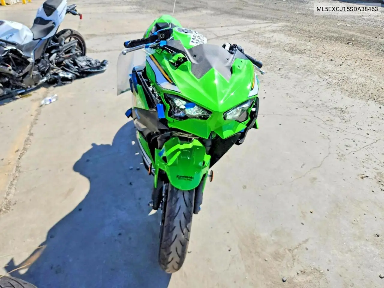 2025 Kawasaki Ex500 A VIN: ML5EXGJ15SDA38463 Lot: 58361606