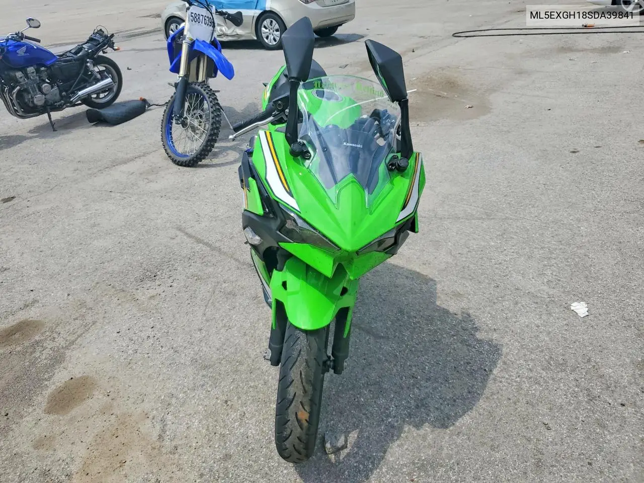 2025 Kawasaki Ex500 H VIN: ML5EXGH18SDA39841 Lot: 59316036