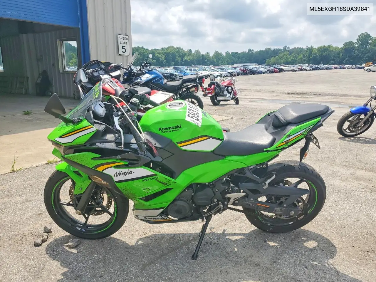 2025 Kawasaki Ex500 H VIN: ML5EXGH18SDA39841 Lot: 59316036
