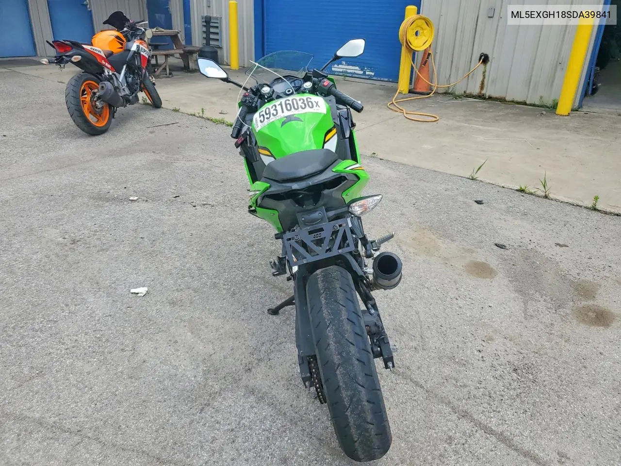 2025 Kawasaki Ex500 H VIN: ML5EXGH18SDA39841 Lot: 59316036