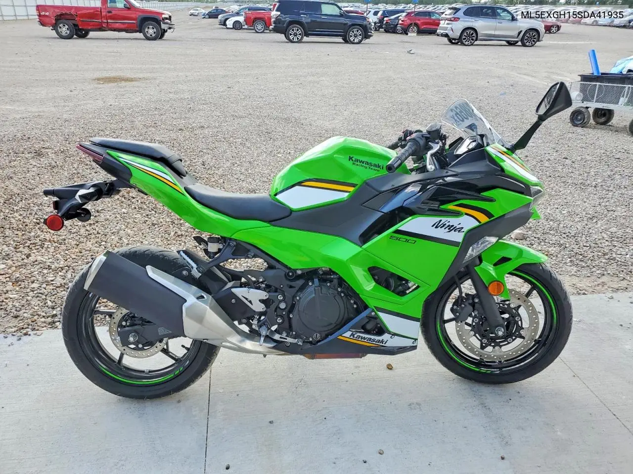 2025 Kawasaki Ex500 H VIN: ML5EXGH15SDA41935 Lot: 59873866