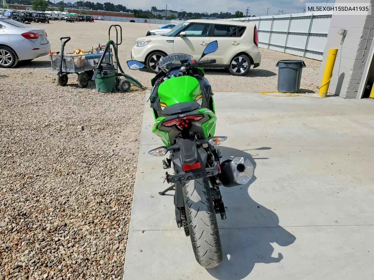 2025 Kawasaki Ex500 H VIN: ML5EXGH15SDA41935 Lot: 59873866