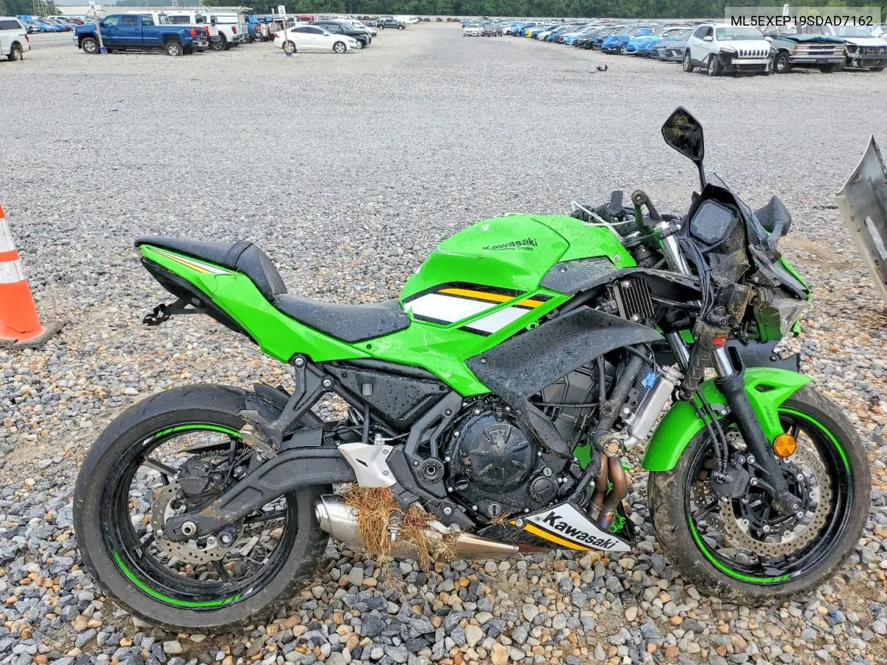 2025 Kawasaki Ex650 P VIN: ML5EXEP19SDAD7162 Lot: 60495496