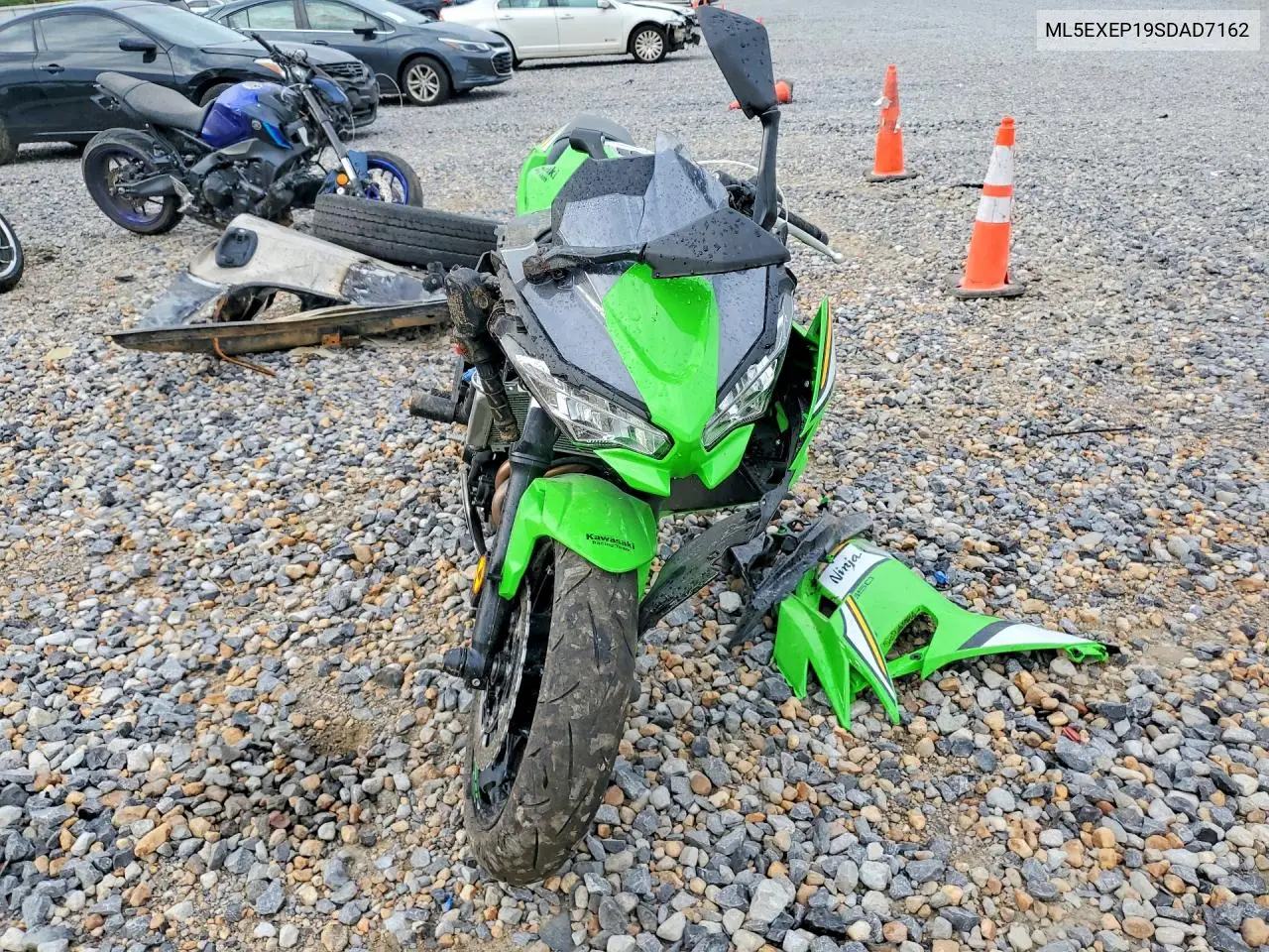 2025 Kawasaki Ex650 P VIN: ML5EXEP19SDAD7162 Lot: 60495496