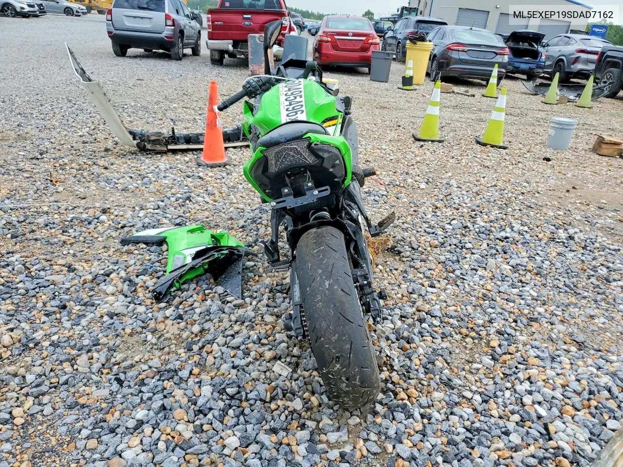 2025 Kawasaki Ex650 P VIN: ML5EXEP19SDAD7162 Lot: 60495496