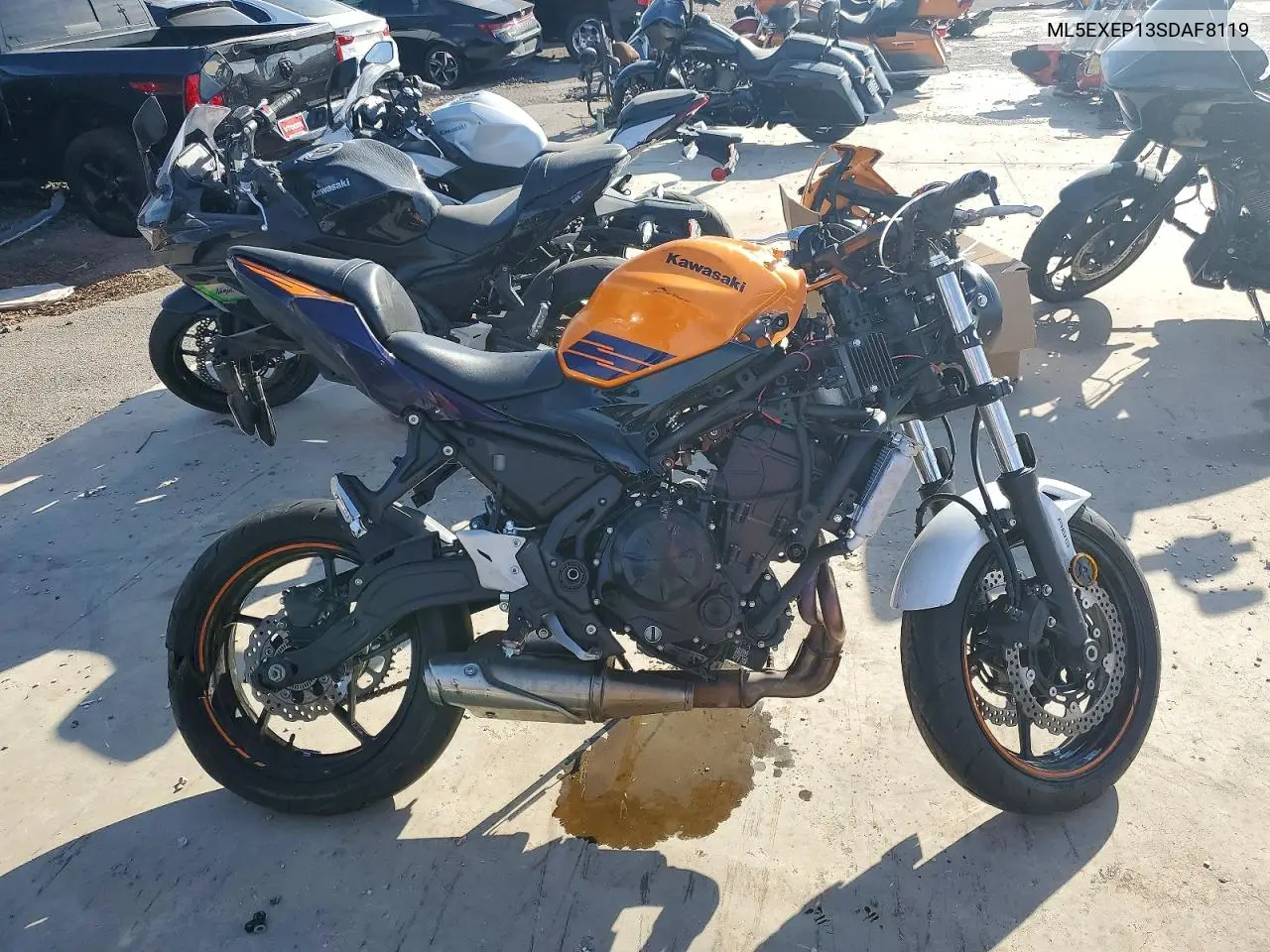 2025 Kawasaki Ex650 P VIN: ML5EXEP13SDAF8119 Lot: 97960815