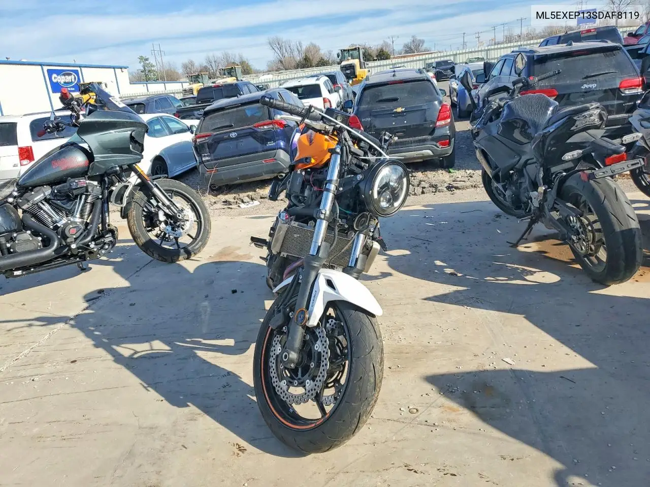 2025 Kawasaki Ex650 P VIN: ML5EXEP13SDAF8119 Lot: 97960815