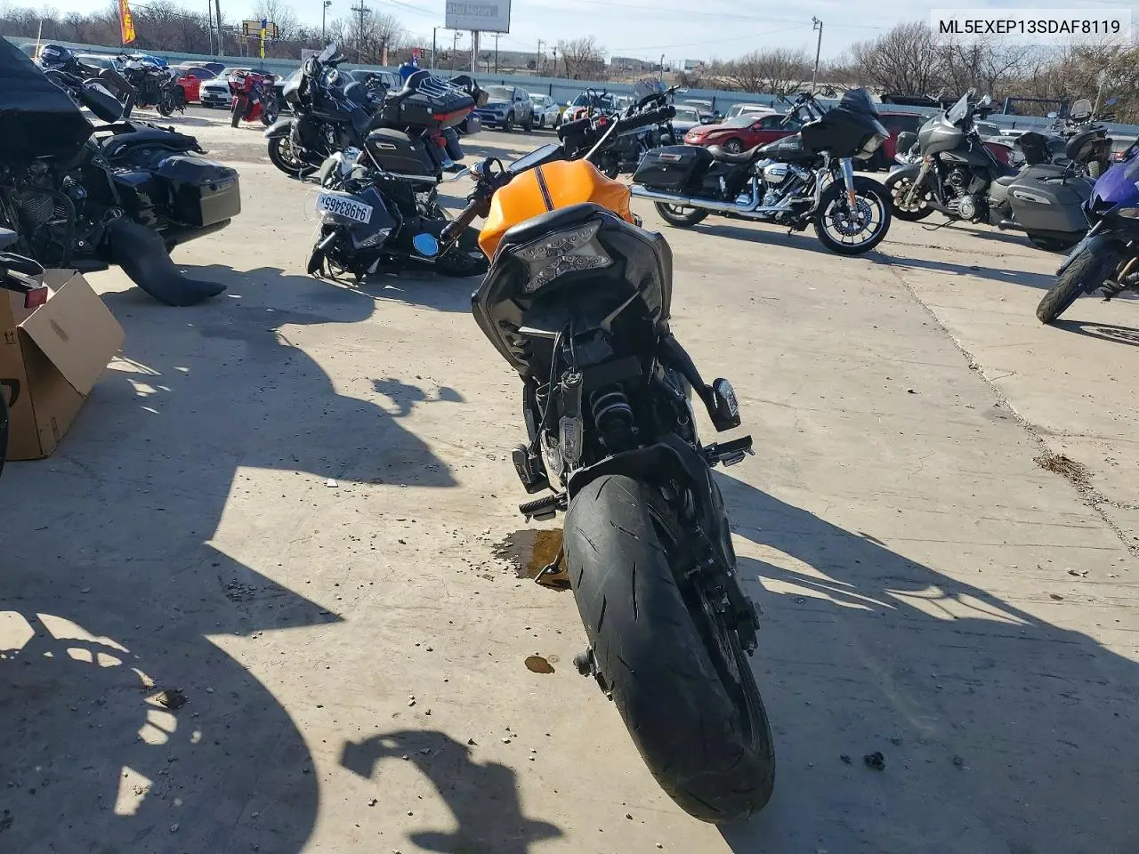 2025 Kawasaki Ex650 P VIN: ML5EXEP13SDAF8119 Lot: 97960815
