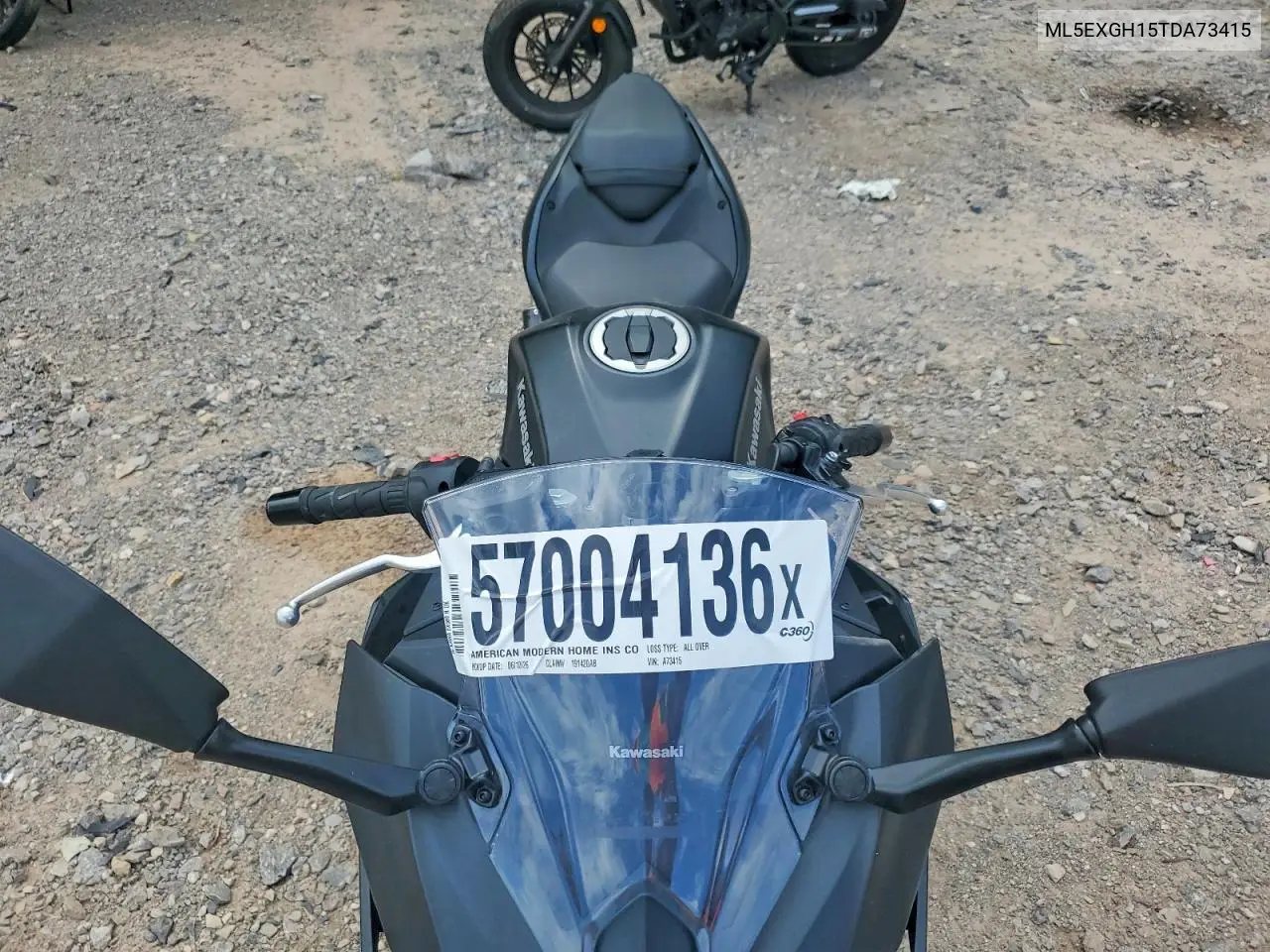 2026 Kawasaki Ex500 H VIN: ML5EXGH15TDA73415 Lot: 57004136