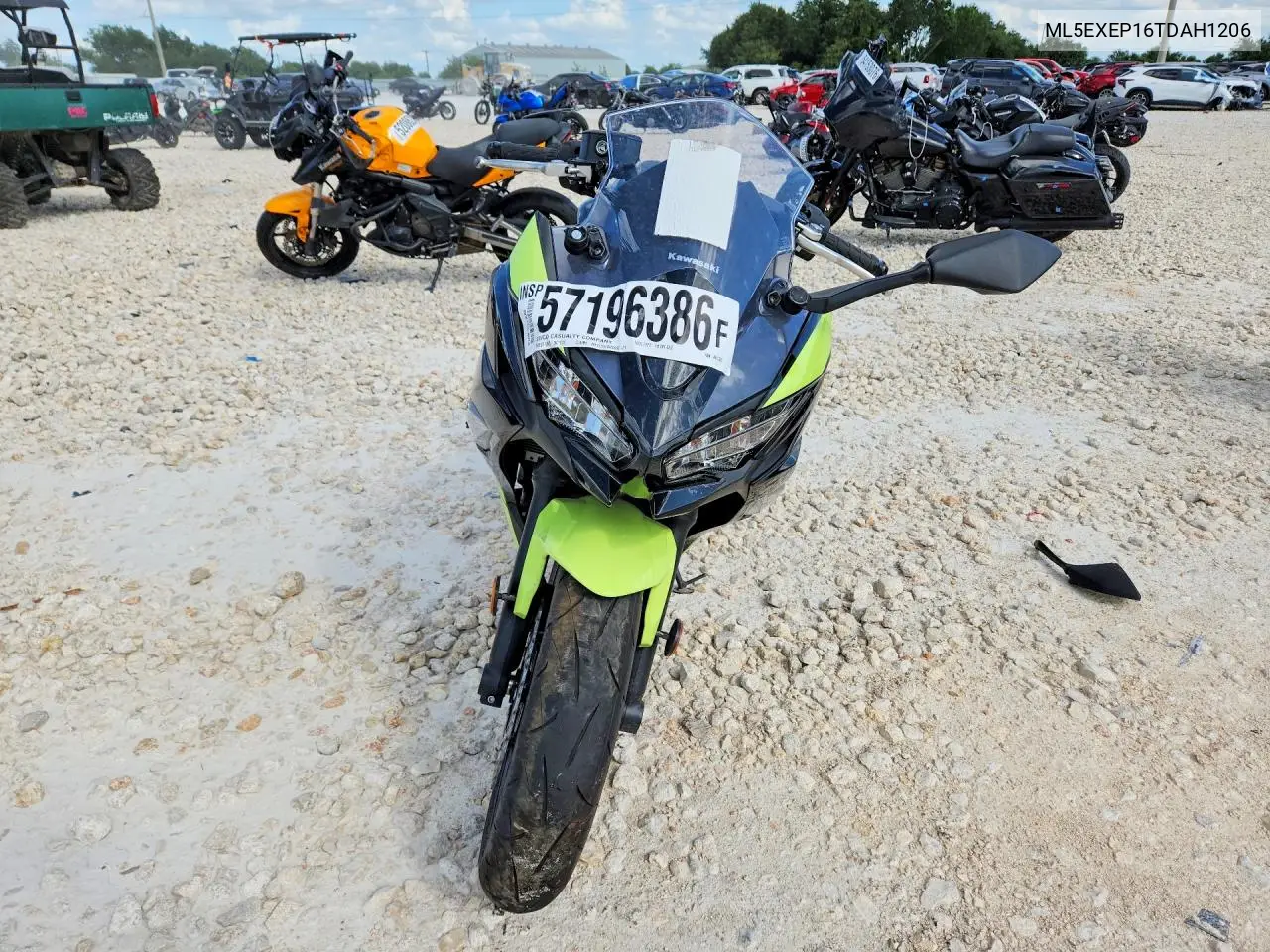 2026 Kawasaki Ex650 P VIN: ML5EXEP16TDAH1206 Lot: 57196386
