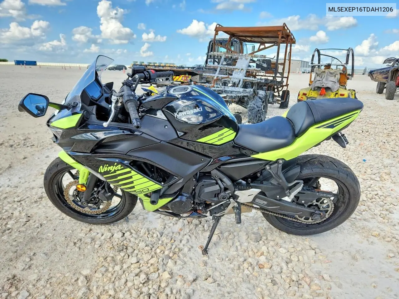 2026 Kawasaki Ex650 P VIN: ML5EXEP16TDAH1206 Lot: 57196386