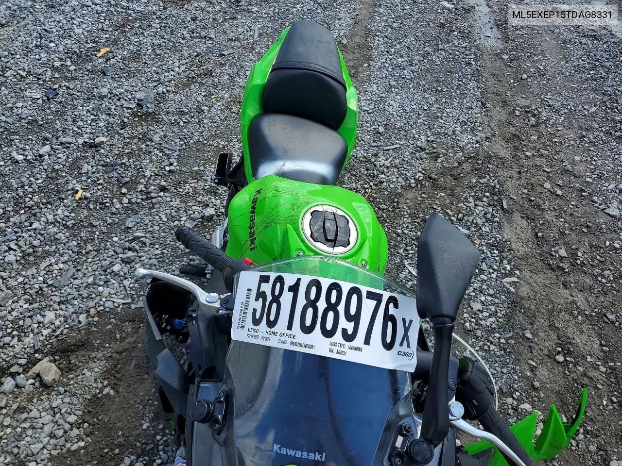 2026 Kawasaki Ex650 P VIN: ML5EXEP15TDAG8331 Lot: 58188976