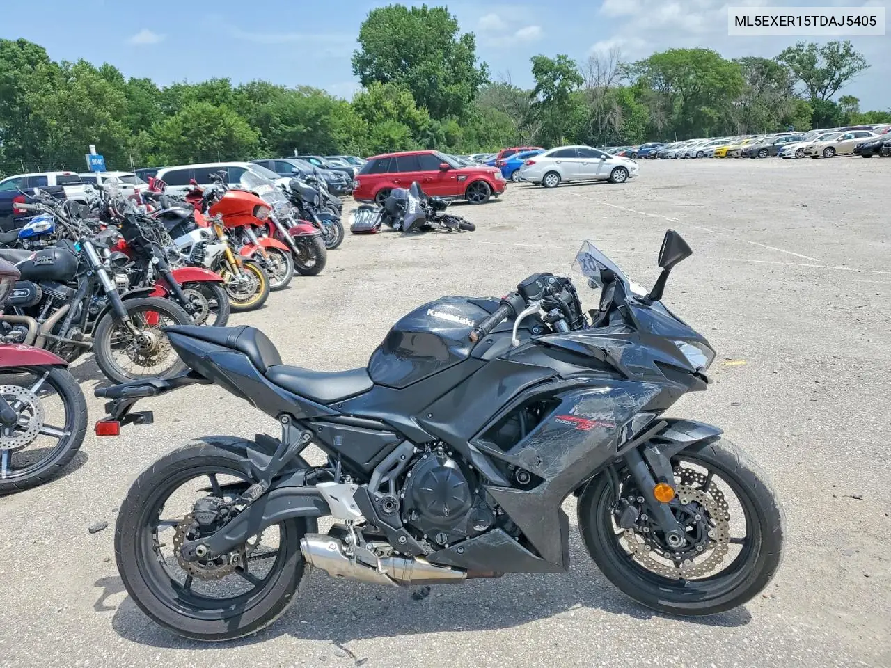 2026 Kawasaki Ex650 R VIN: ML5EXER15TDAJ5405 Lot: 58355446